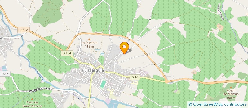 localisation de l'entreprise CUMA LE PELICAN  PUISSERGUIER