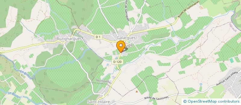 localisation de l'entreprise CUMA LE ROC DE VERDIER  GALARGUES