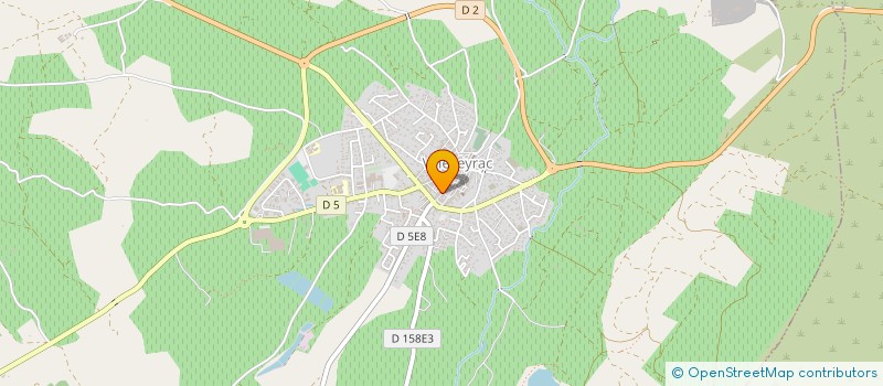 localisation de l'entreprise CUMA LE VEYRAC  VILLEVEYRAC