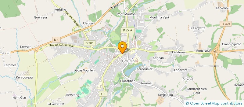 localisation de l'entreprise CUMA LEN AR PONT  GOURIN