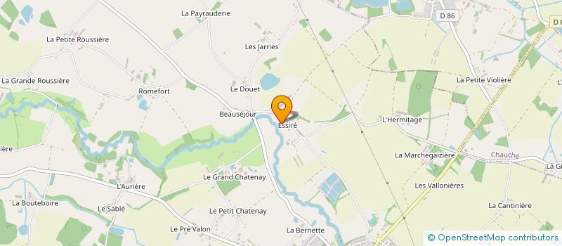 localisation de l'entreprise CUMA LES 4 SAISONS à SAINT-DENIS-LA-CHEVASSE