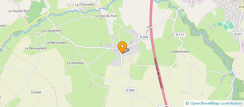 localisation de l'entreprise CUMA LES 4 SAISONS à SAINT-JAMES