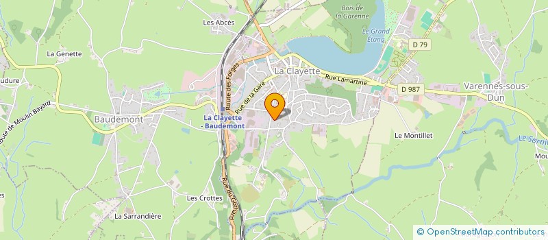 localisation de l'entreprise CUMA LES BLES D'OR  LA CLAYETTE