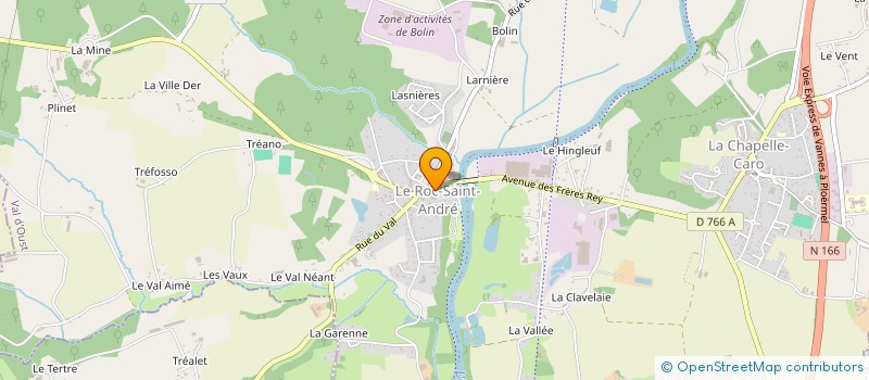 localisation de l'entreprise CUMA LES BRUYERES D ARVOR à VAL D'OUST