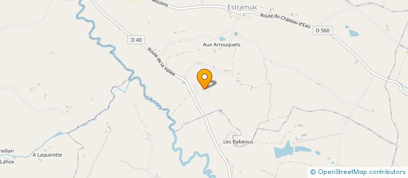 localisation de l'entreprise CUMA LES CONDIMENTS DE LOMAGNE  ESTRAMIAC