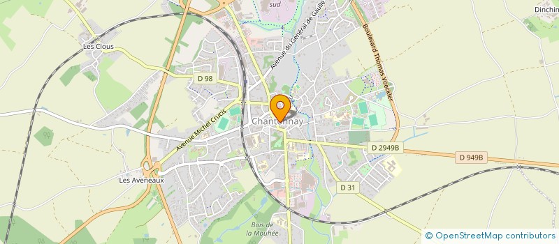localisation de l'entreprise CUMA LES COTEAUX DE PONTCHARRAULT à CHANTONNAY