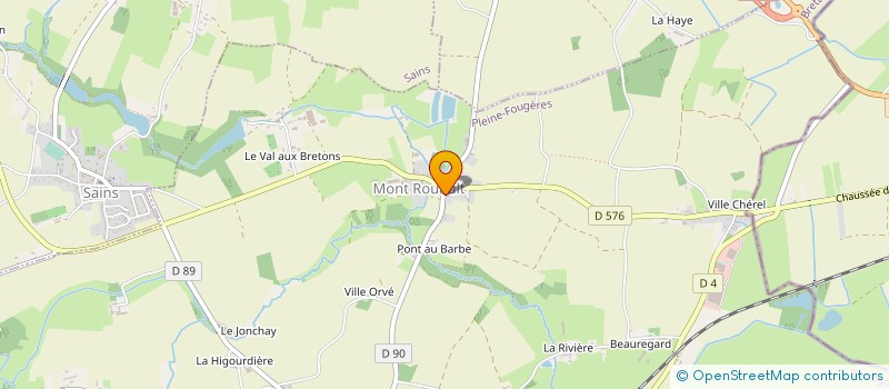 localisation de l'entreprise CUMA LES DEUX PROVINCES à PLEINE-FOUGERES