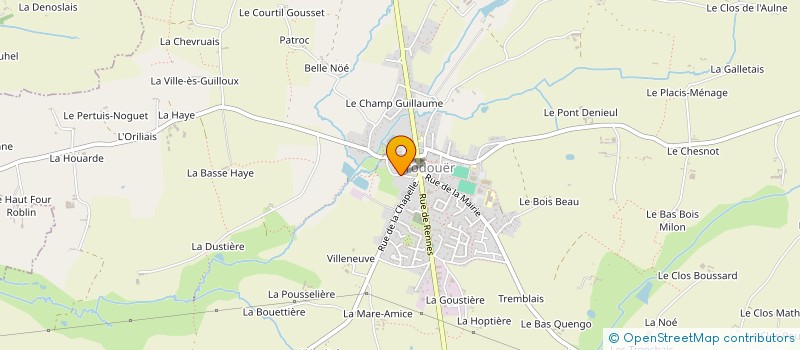 localisation de l'entreprise CUMA LES EXPLOITANTS REUNIS à LANGAN