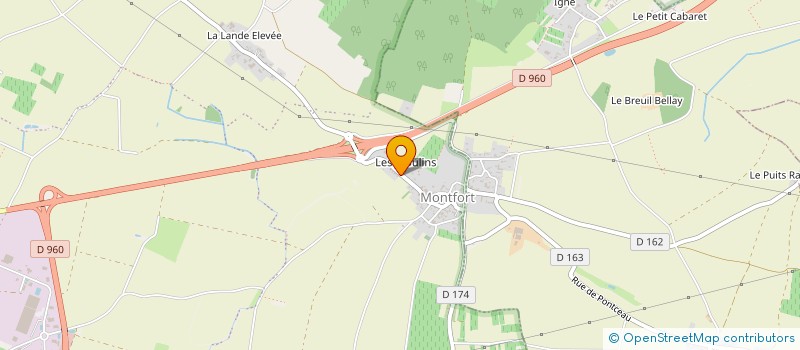 localisation de l'entreprise CUMA LES FORGES DES MOULINS  LES ULMES