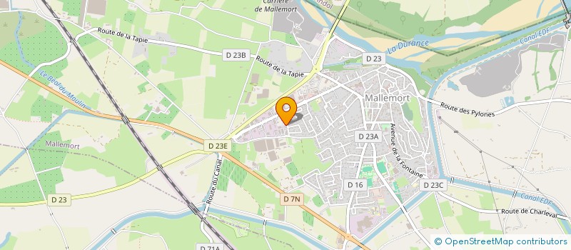 localisation de l'entreprise CUMA LES ISCLES DU LMOIS DE MAI à MALLEMORT