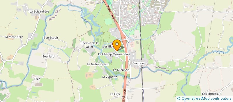 localisation de l'entreprise CUMA LES LONGUES HAIES  CHATEAUGIRON