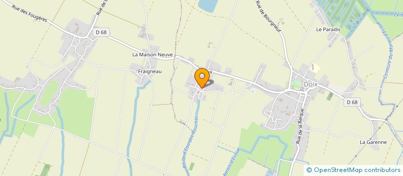 localisation de l'entreprise CUMA LES PINSONS  DOIX LES FONTAINES