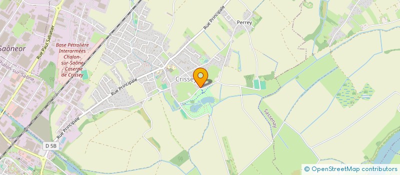 localisation de l'entreprise CUMA LES RAVIERRES A VIREY LE GRAND  CRISSEY