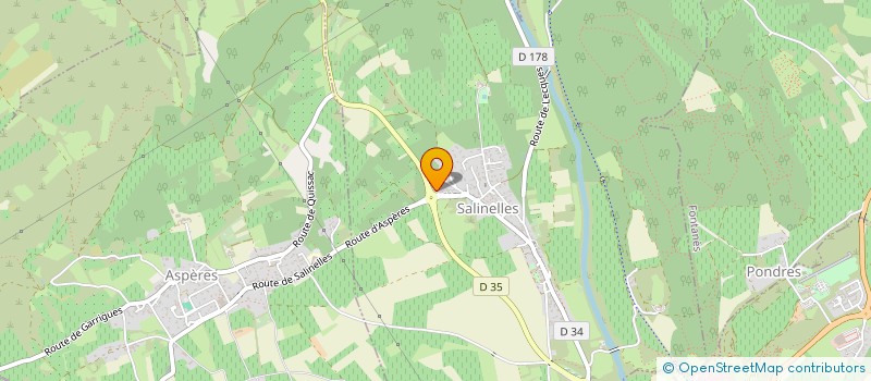 localisation de l'entreprise CUMA LES ROMANES  ASPERES