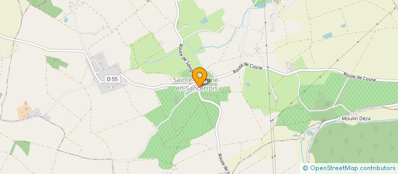 localisation de l'entreprise CUMA LES SABLONNIERES  SAINTE-GEMME-EN-SANCERROIS