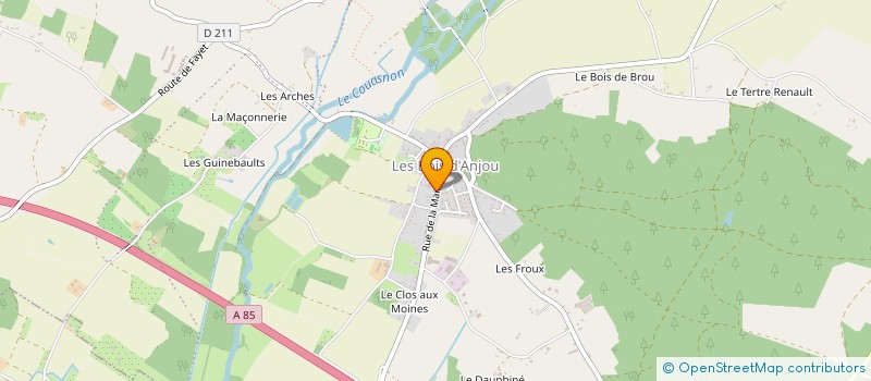 localisation de l'entreprise CUMA LES VALLEROTS à LOIRE-AUTHION