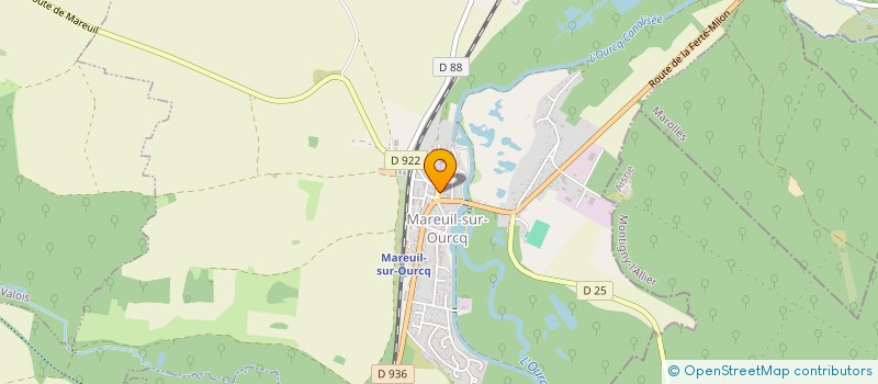 localisation de l'entreprise CUMA LINIERE VALOIS MULTIEN à MAREUIL-SUR-OURCQ