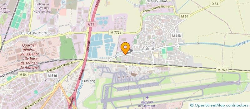 localisation de l'entreprise CUMA MACHINISME BETTERAVIER  CLERMONT-FERRAND