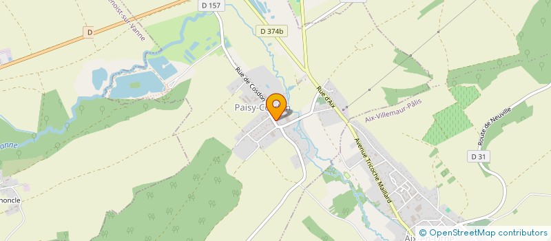 localisation de l'entreprise CUMA MARNOTHE  AIX-VILLEMAUR-PALIS