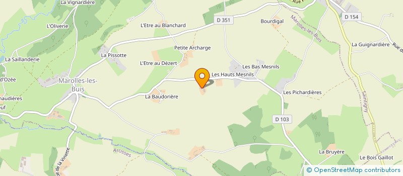 localisation de l'entreprise CUMA MAROLLAISE à MAROLLES-LES-BUIS