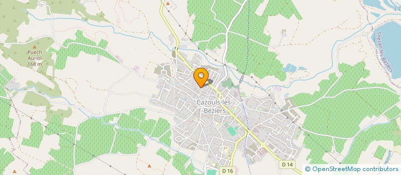 localisation de l'entreprise CUMA MAYRO à CAZOULS-LES-BEZIERS