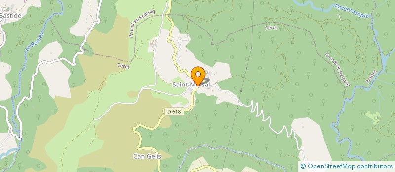 localisation de l'entreprise CUMA MER ET MONTAGNE à SAINT-MARSAL