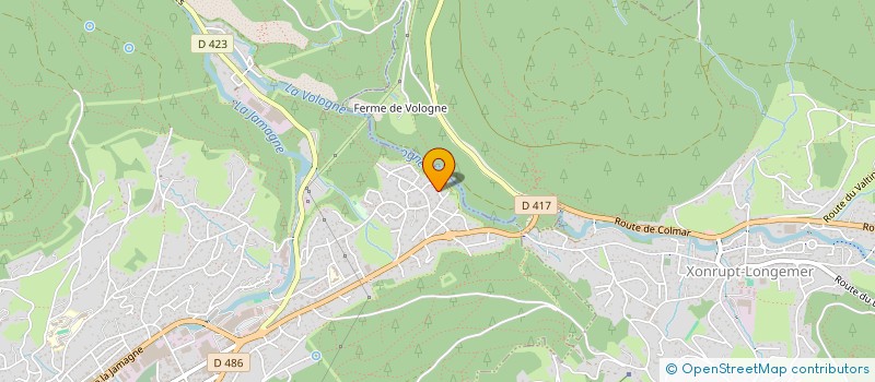 localisation de l'entreprise CUMA MONTAGNE à XONRUPT-LONGEMER
