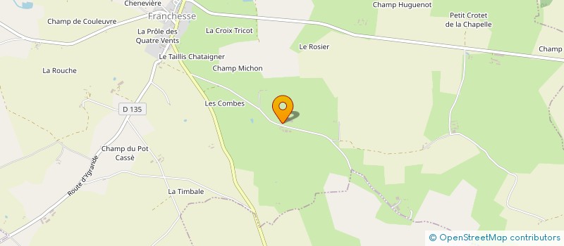 localisation de l'entreprise CUMA N2 DE FRANCHESSE  FRANCHESSE