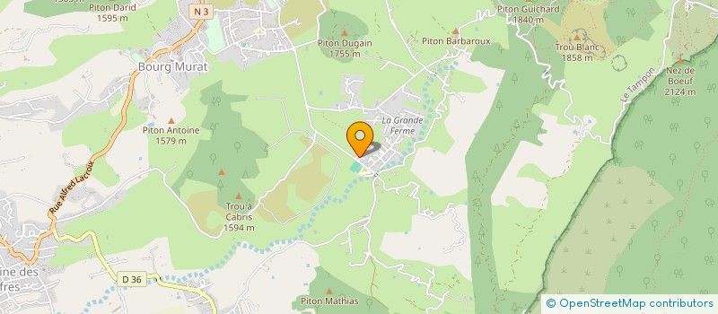 localisation de l'entreprise CUMA PAILLES DES HAUTS  LE TAMPON