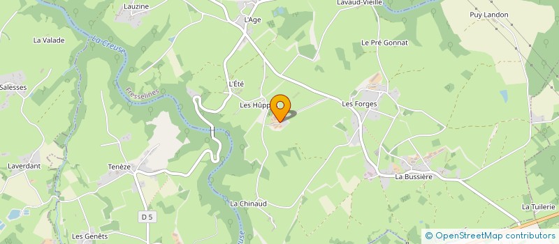 localisation de l'entreprise CUMA PAYSANS DE VILLARD à FRESSELINES