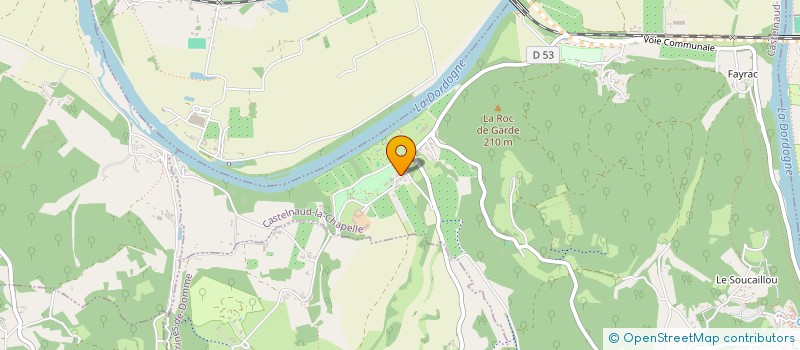 localisation de l'entreprise CUMA PERIGORD NOIX  CASTELNAUD-LA-CHAPELLE