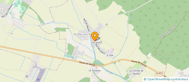 localisation de l'entreprise CUMA PLAINE ET MONTAGNE  RUFFEY-LES-BEAUNE