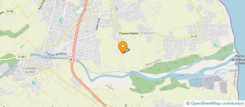 localisation de l'entreprise CUMA RAVINE CREUSE à SAINT-ANDRE