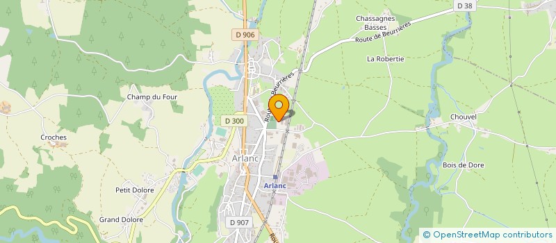 localisation de l'entreprise CUMA RENOVATION DU LIVRADOIS FOREZ à ARLANC