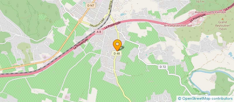 localisation de l'entreprise CUMA REY D'AGNEOU à VIDAUBAN
