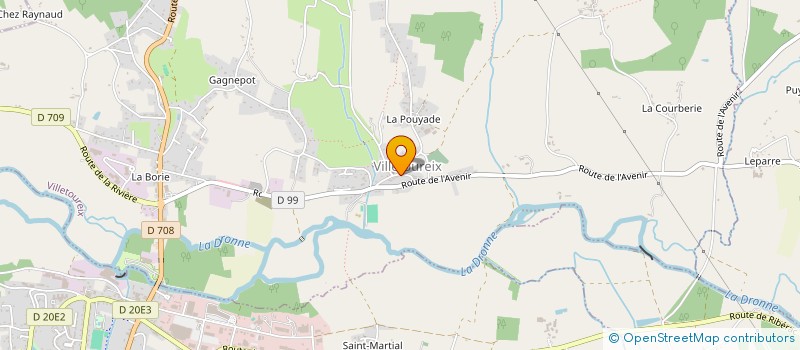 localisation de l'entreprise CUMA RIBERACOIS VALLEE DRONNE  SAINT-MARTIN-DE-RIBERAC