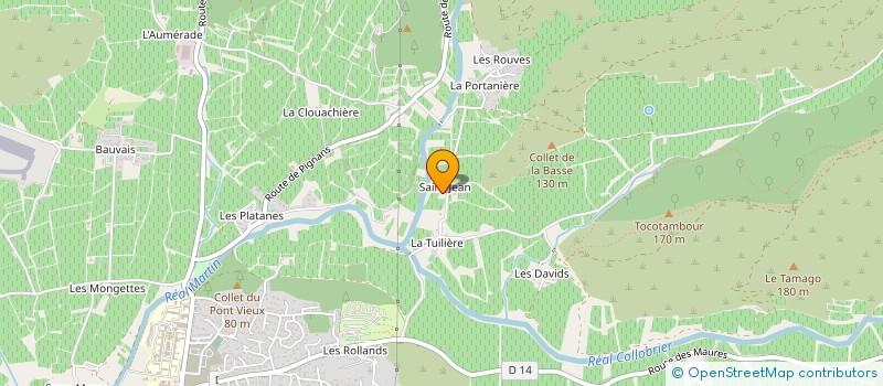 localisation de l'entreprise CUMA SAINT JEAN LES VIGNES  PIERREFEU-DU-VAR