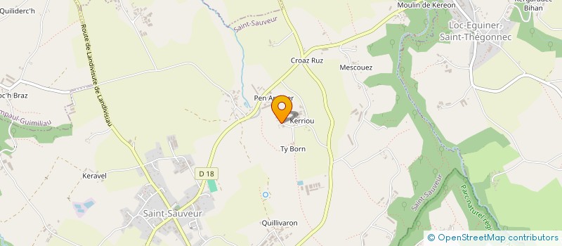 localisation de l'entreprise CUMA SAINT MATHIEU à BODILIS