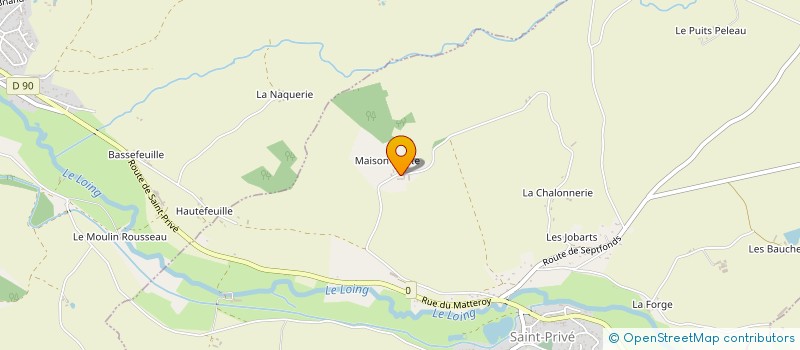 localisation de l'entreprise CUMA SAINT PRIVE à SAINT-PRIVE