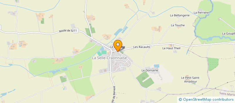 localisation de l'entreprise CUMA SELLOISE à LA SELLE-CRAONNAISE