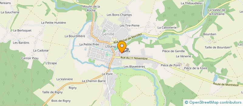 localisation de l'entreprise CUMA SOLINDROIS  CHEMILLE-SUR-INDROIS