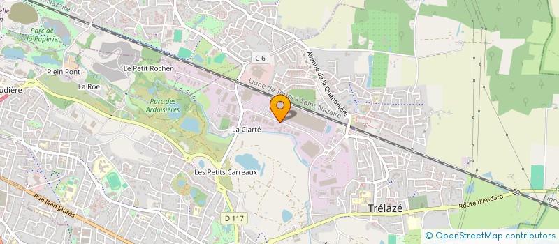 localisation de l'entreprise CUMA TABAC VAL DE LOIRE  TRELAZE