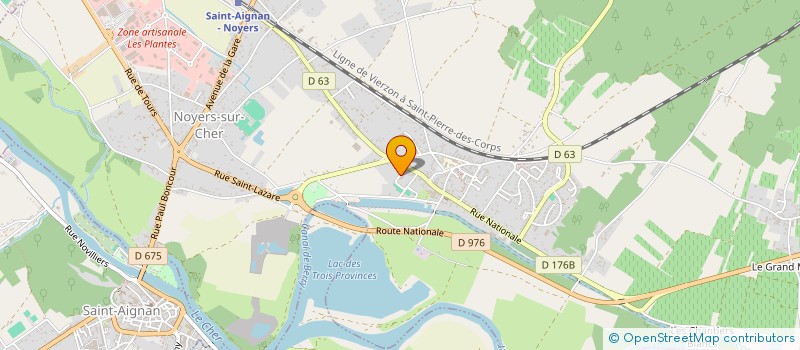 localisation de l'entreprise CUMA THESEE-COTES DU CHER  THESEE