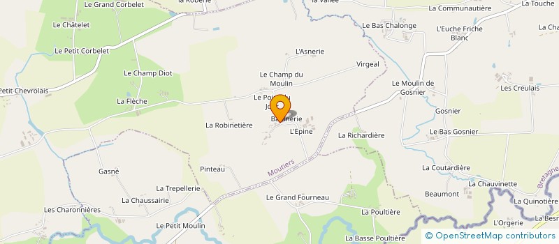 localisation de l'entreprise CUMA TROIS ETOILES  MOUTIERS