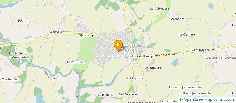 localisation de l'entreprise CUMA TWISTER à LA GAUBRETIERE