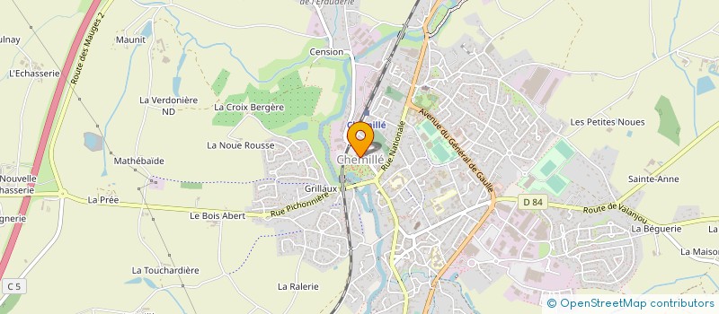 localisation de l'entreprise CUMA VAL D'HYROME à CHEMILLE-EN-ANJOU