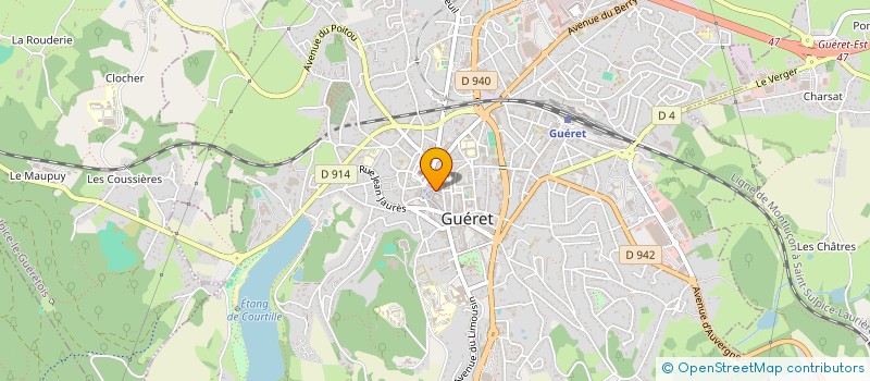 localisation de l'entreprise CUMA VAL DE CREUSE à SAINTE-FEYRE