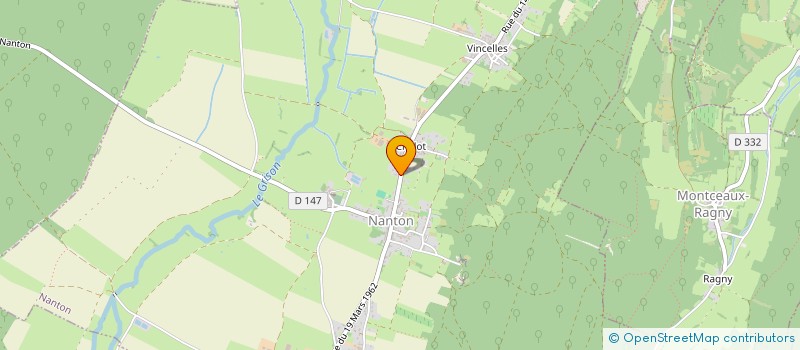 localisation de l'entreprise CUMA VAL DE SAONE  NANTON