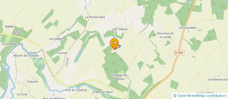 localisation de l'entreprise CUMA VALENTIN à GENILLE