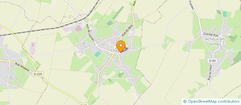 localisation de l'entreprise CUMA VALFEUCHE  CHEPY